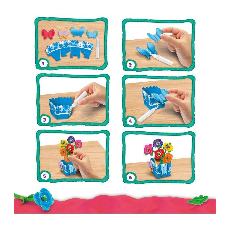 Coffret créatif - LISCIANI - Kids Art Créations Florales - Fleurs pa