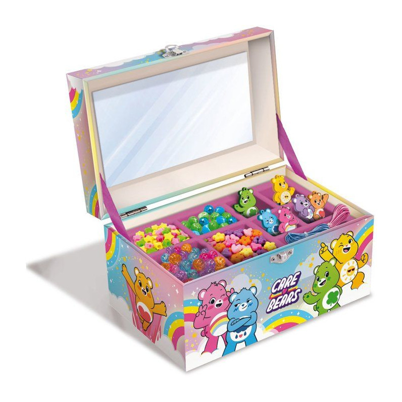 Boîte a bijoux créative - LISCIANI - Care Bears - Perles et breloque