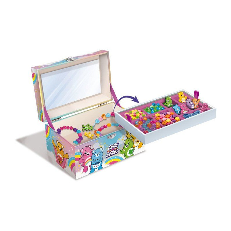 Boîte a bijoux créative - LISCIANI - Care Bears - Perles et breloque