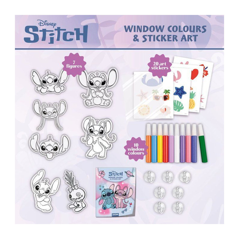 Stitch & Angel Fenetres a Décorer - Coffret créatif - LISCIANI - Vit
