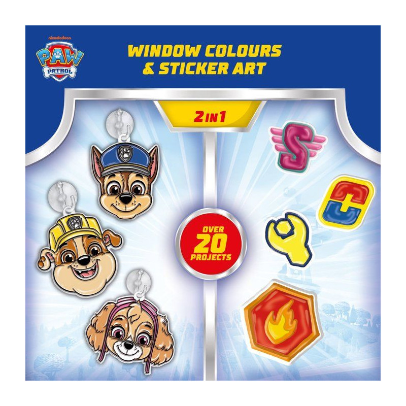Paw Patrol Fenetres a Décorer - Coffret créatif - LISCIANI - Vitraux