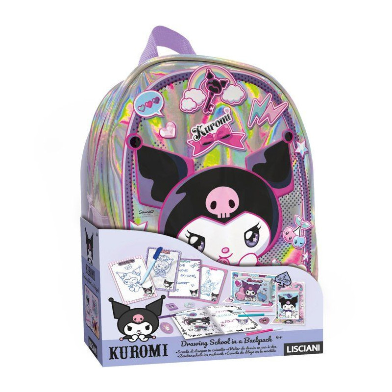 Sac a dos école de coloriage et dessin - LISCIANI - Kuromi - Activit