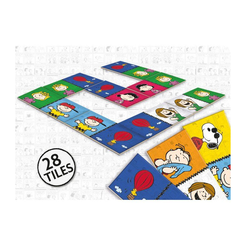 Peanuts Jeu de Dominos - Jeu classique - LISCIANI - Univers Snoopy