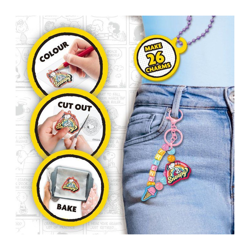 Peanuts Crée Tes Bijoux Charms - Coffret créatif bijoux - LISCIANI -