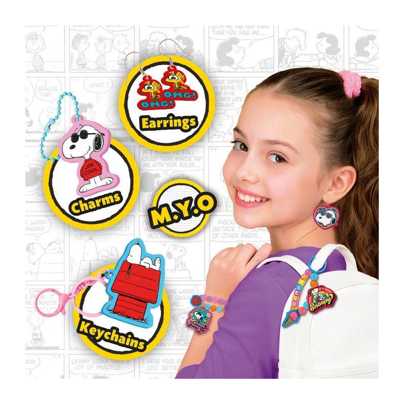 Peanuts Crée Tes Bijoux Charms - Coffret créatif bijoux - LISCIANI -