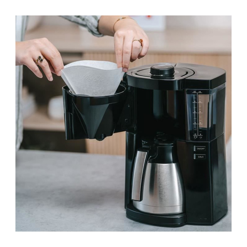 Cafetière - MELITTA - Look V Therm 1025-12 - 1080 W - 1,25 L - Noir