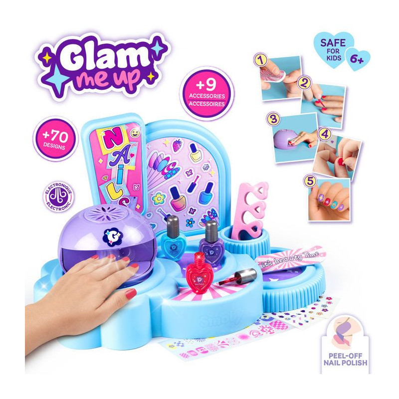 Smoby - Glam Nail Salon - Dès 6 ans