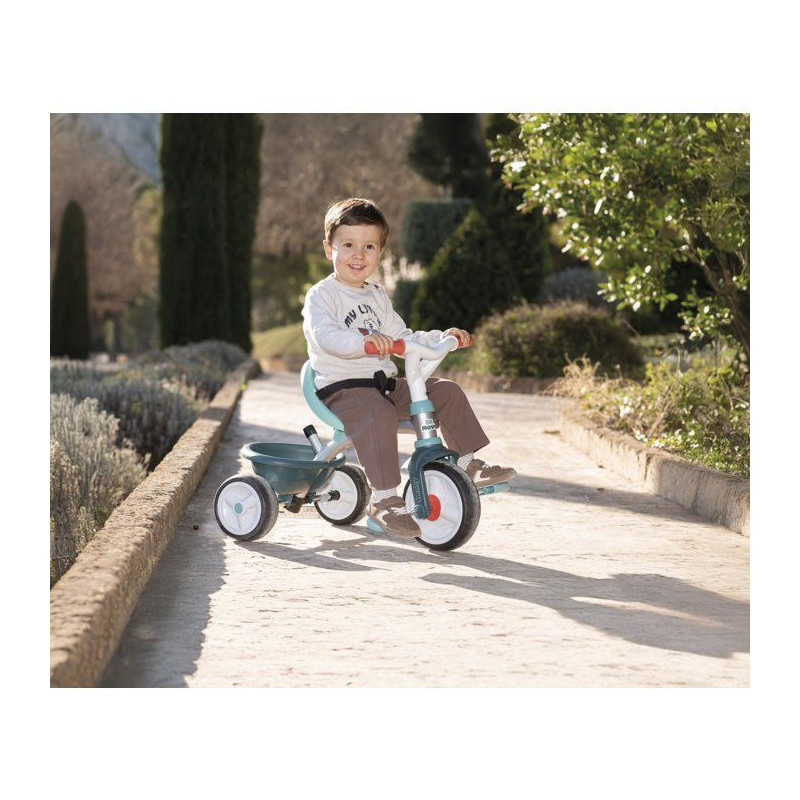 SMOBY - Tricycle Be Move Confort Bleu- Des 10mois - Fabriqué en Franc