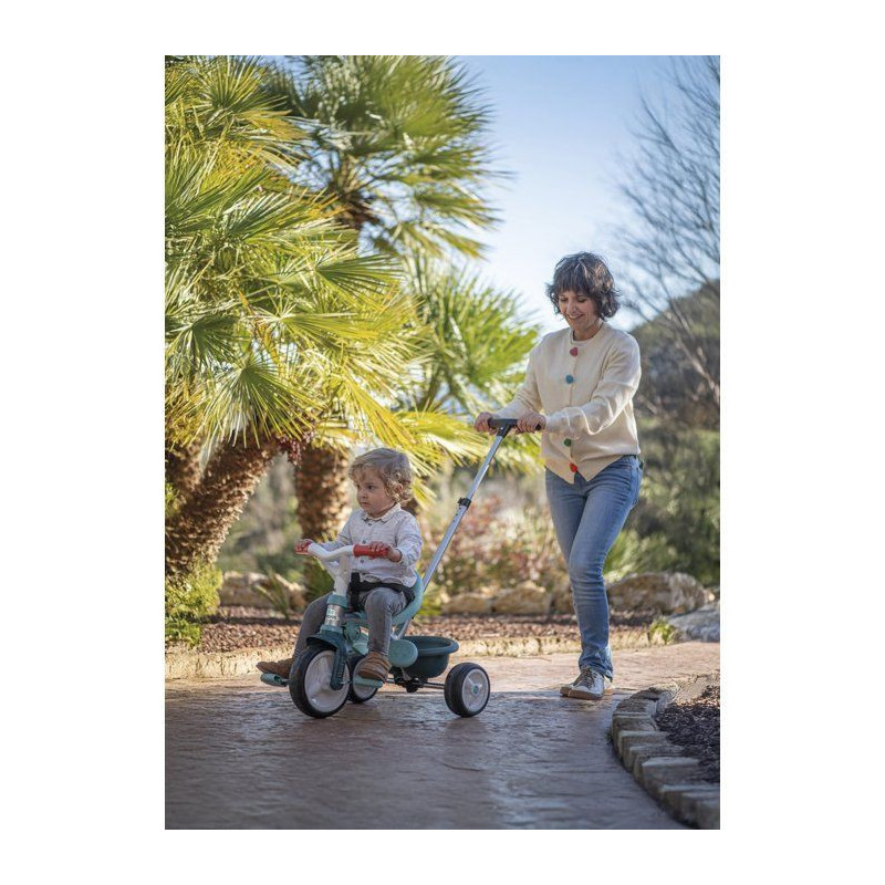 SMOBY - Tricycle Be Move Confort Bleu- Des 10mois - Fabriqué en Franc