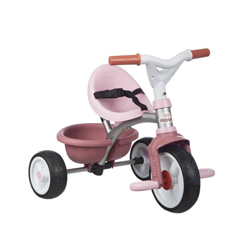 Smoby - Tricycle Be Move Confort Rose - Des 10mois - Fabriqué en Fran
