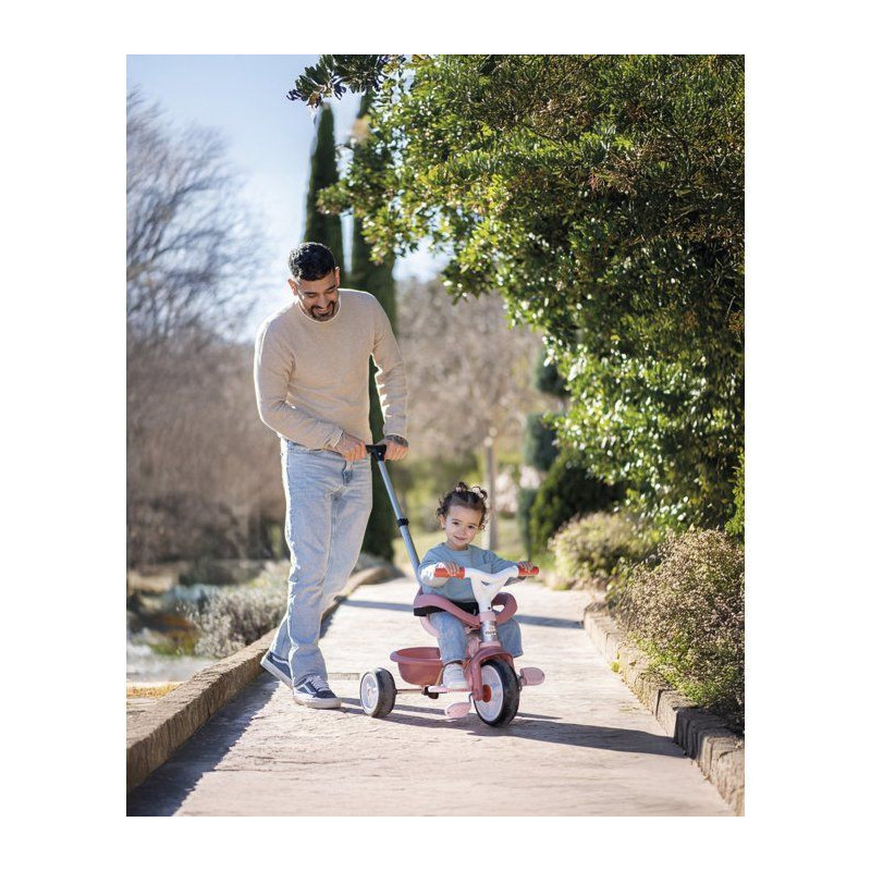 Smoby - Tricycle Be Move Confort Rose - Des 10mois - Fabriqué en Fran