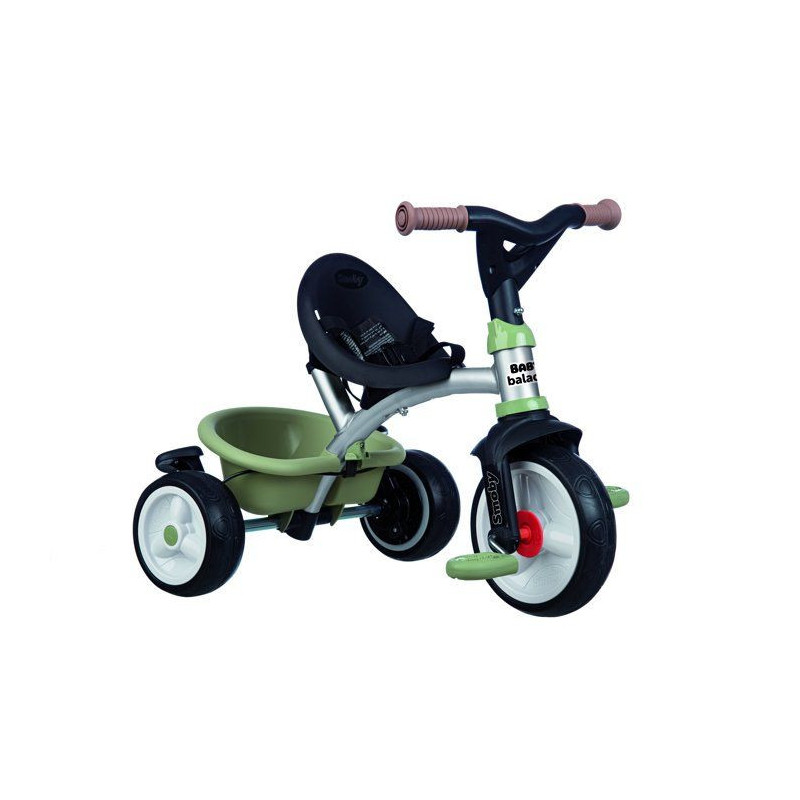 Smoby - Tricycle Baby Balade Vert - Des 10 mois - Fabriqué en France