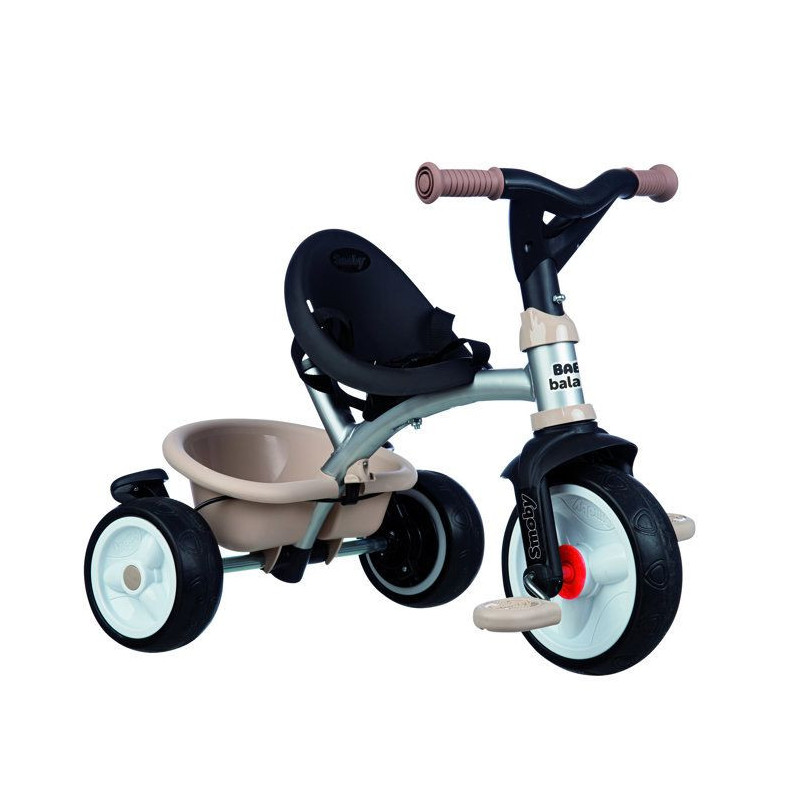 SMOBY - Tricycle Baby Balade Beige - Des 10 mois - Fabriqué en France