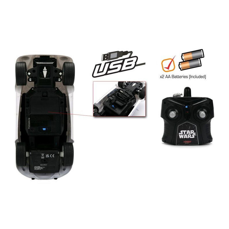 Jada - Star Wars - Radiocommandé - R2D2 Beetle - Echelle 1/16