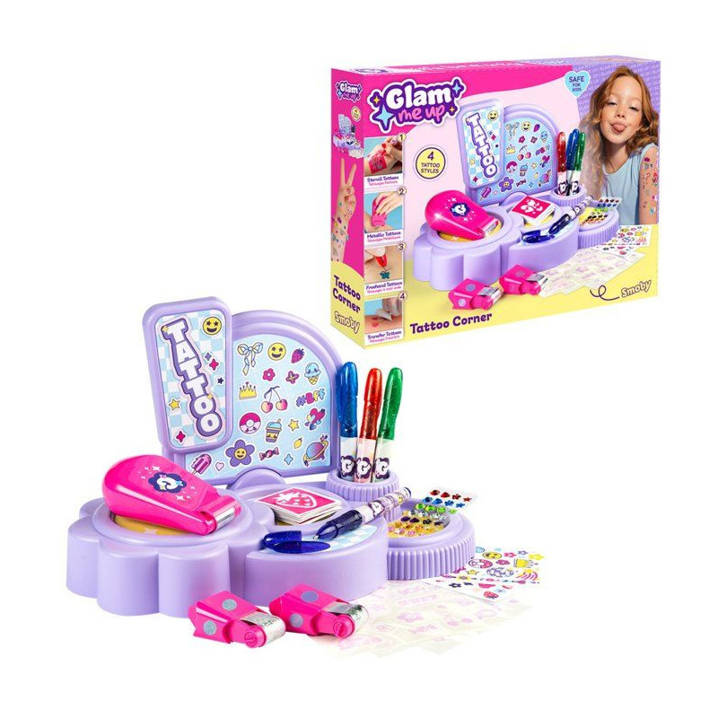 Smoby - Glam Tatoo Corner - Des 6 ans