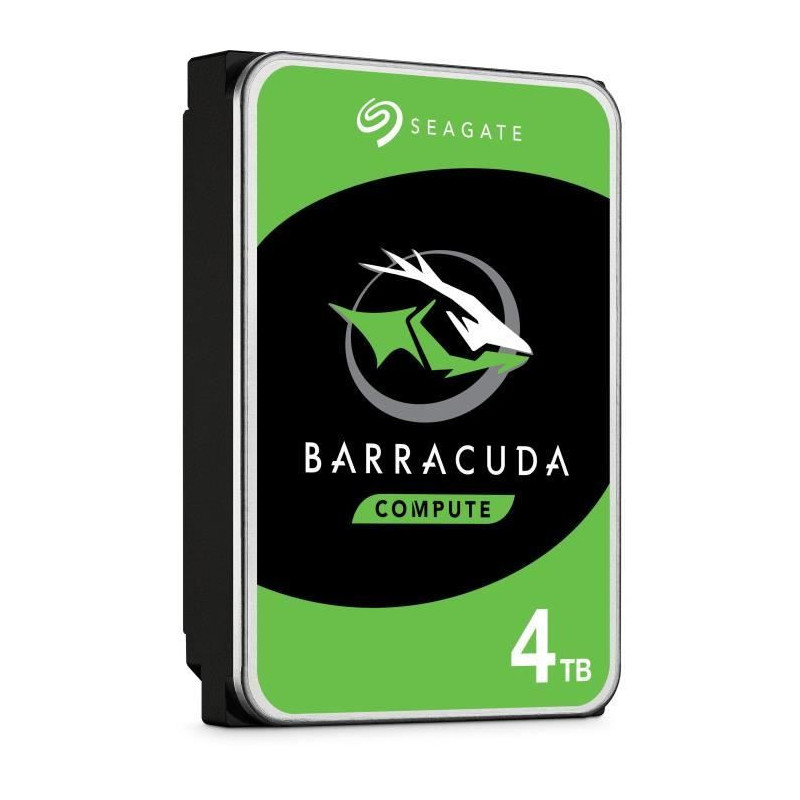 SEAGATE - Disque dur Interne HDD - BarraCuda - 4To - 5 400 tr/min - 3.