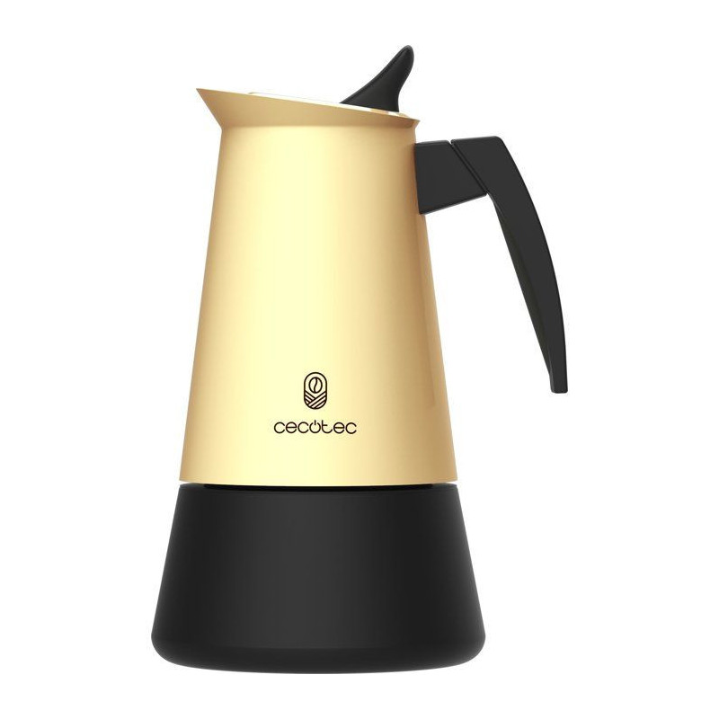 Cafetière italienne - CECOTEC - Piccolina 600 Beige - 6 tasses - 300