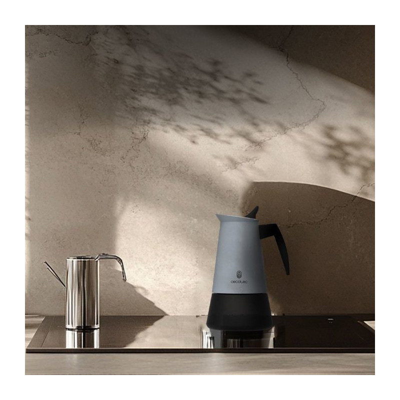 Cafetière italienne - CECOTEC - Piccolina 600 Blue - 6 tasses - 300 m