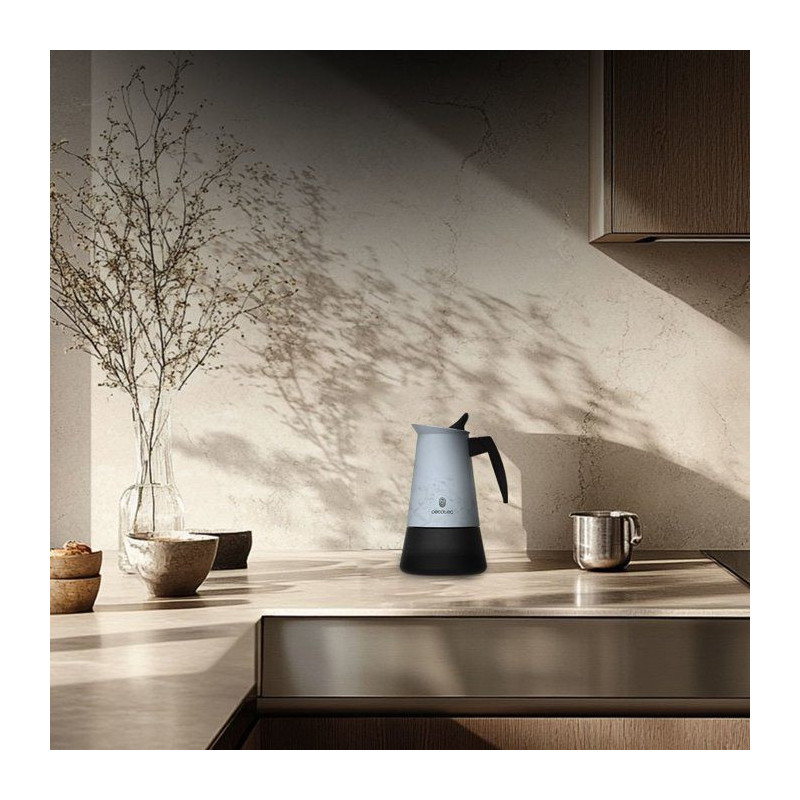 Cafetière italienne - CECOTEC - Piccolina 600 Blue - 6 tasses - 300 m