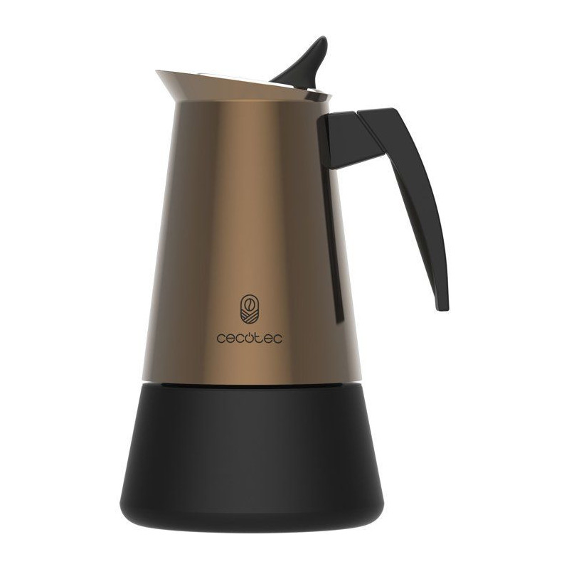 Cafetière italienne - CECOTEC - Piccolina 600 Gold - 6 tasses - 300 m