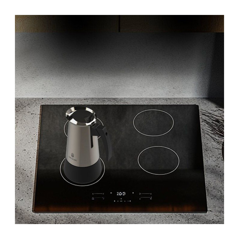 Cafetière italienne - CECOTEC - Piccolina 600 Gold - 6 tasses - 300 m