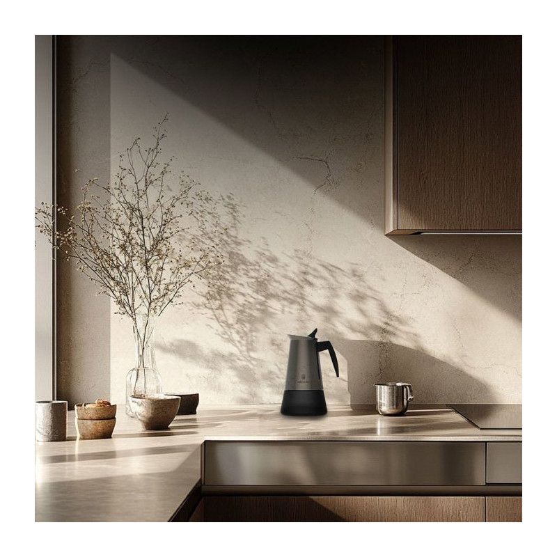 Cafetière italienne - CECOTEC - Piccolina 600 Gold - 6 tasses - 300 m