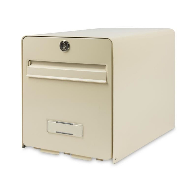 BURG WACHTER Favor box in galvanized steel - 2 doors - Light beige