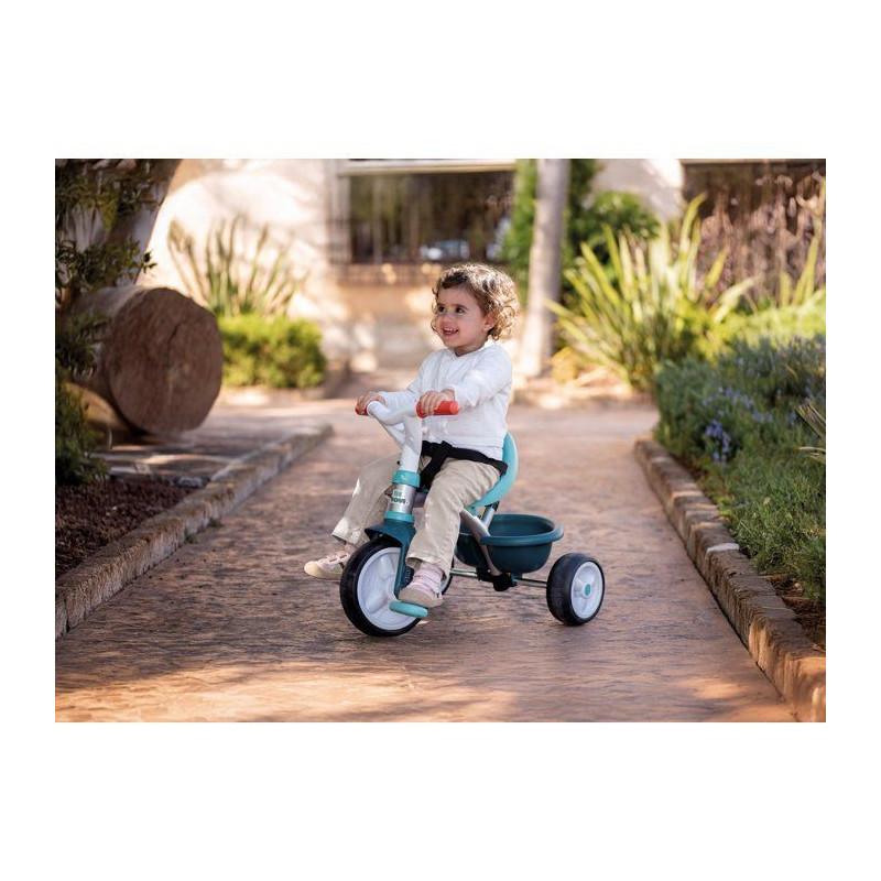 SMOBY - Tricycle Be Move Bleu - Des 15mois - Fabriqué en France