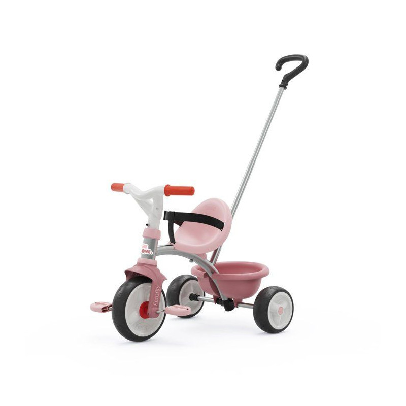 Smoby - Tricycle Be Move Rose - Des 15 mois - Fabriqué en France