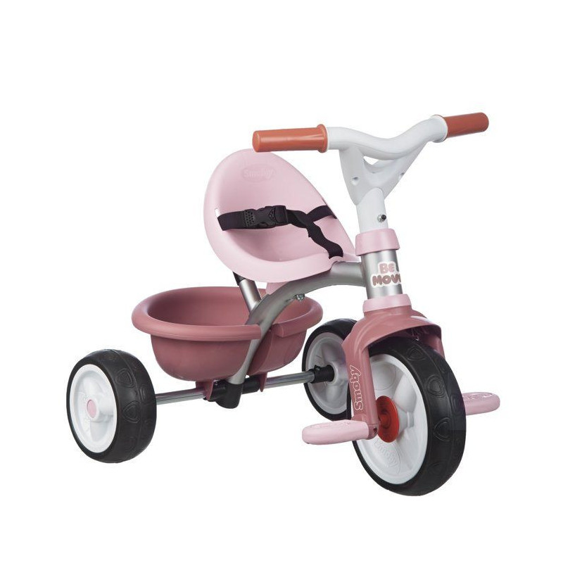 Smoby - Tricycle Be Move Rose - Des 15 mois - Fabriqué en France