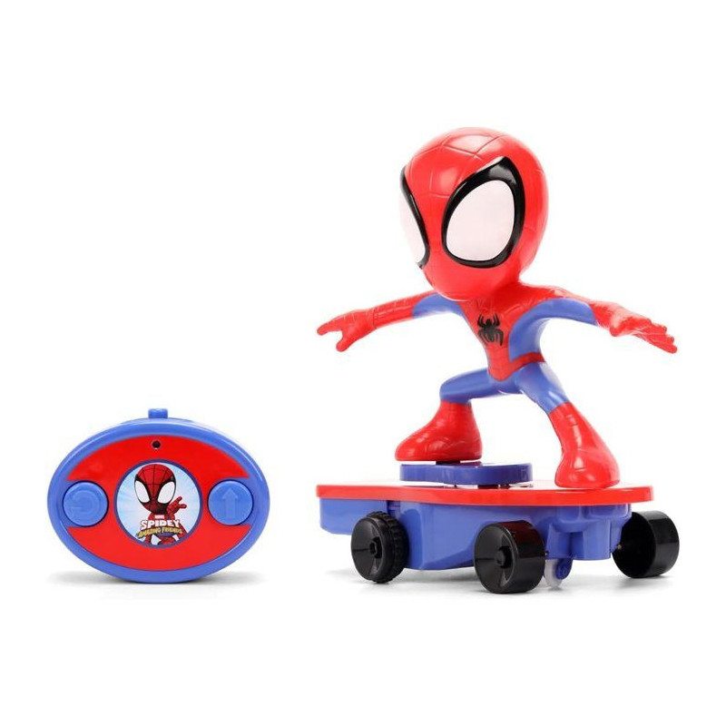 Jada - Figurine - Marvel Spidey Radiocommandé Skateboard- Des 8 ans