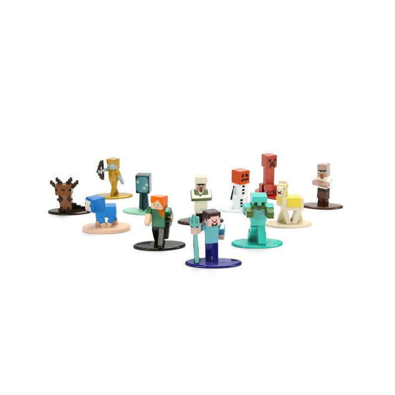 Jada - Figurine - Minecraft 4cm set 12Pieces - 2 - Des 3 ans