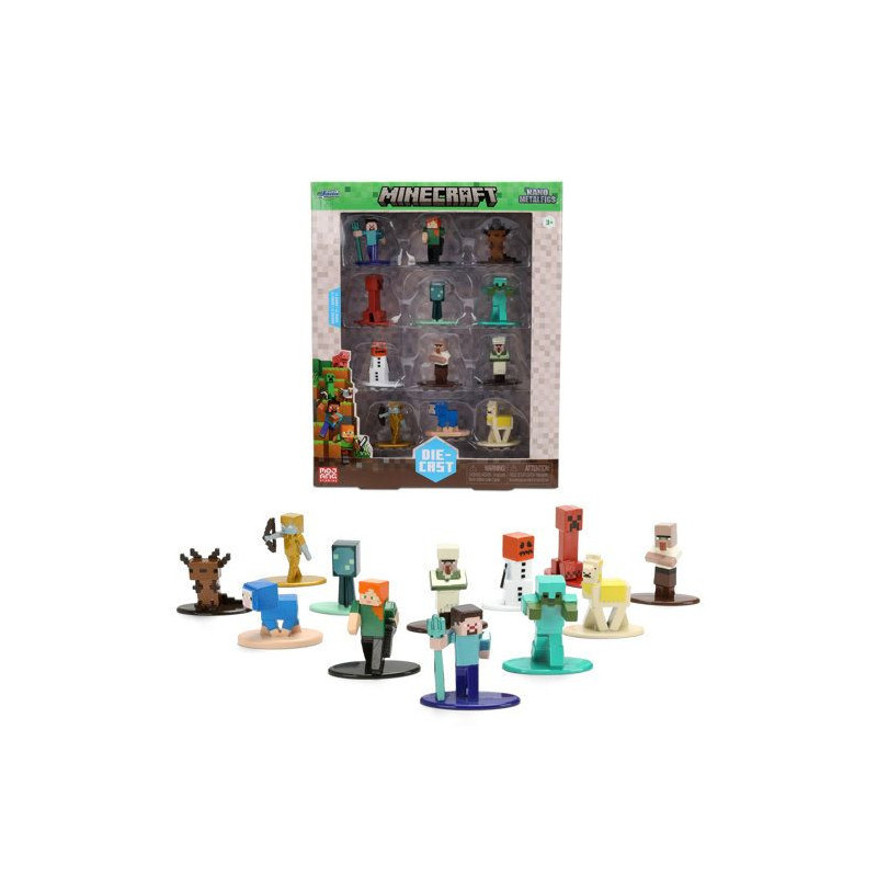 Jada - Figurine - Minecraft 4cm set 12Pieces - 2 - Des 3 ans