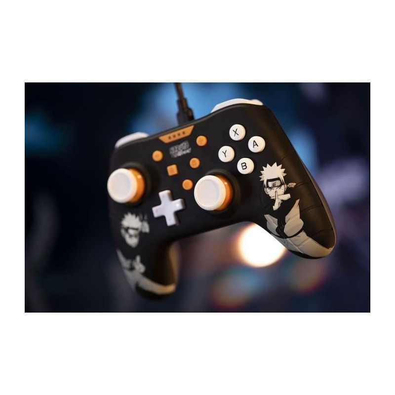 Gamepad - KONIX - Naruto - Black - Switch