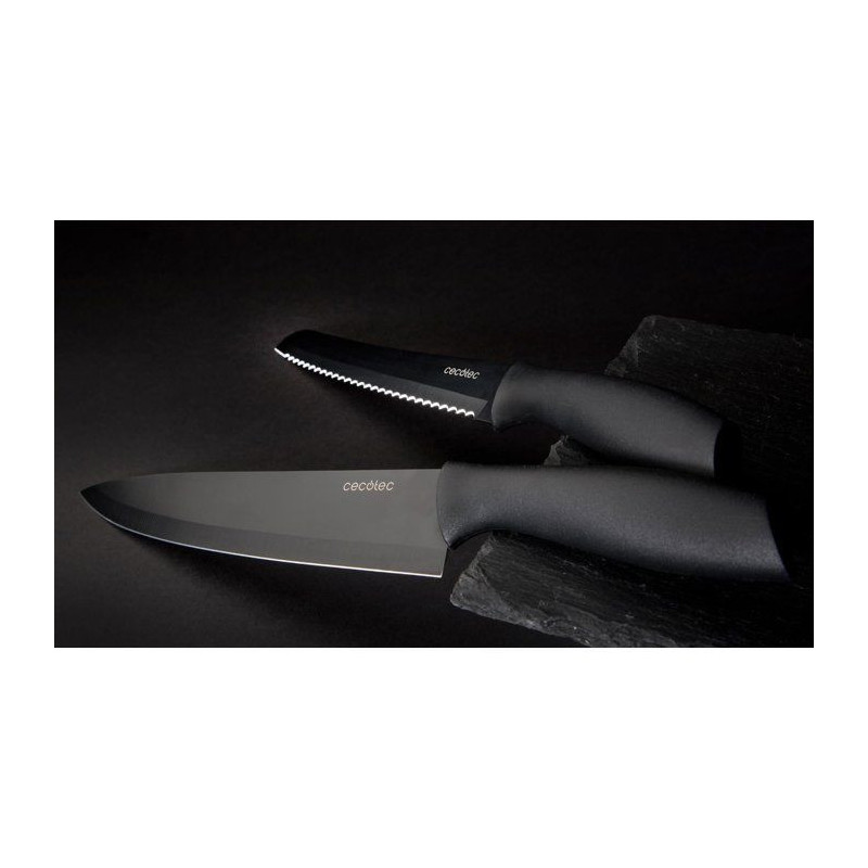 Set de couteaux professionnels - CECOTEC - Titanium - 7 pieces - Revet