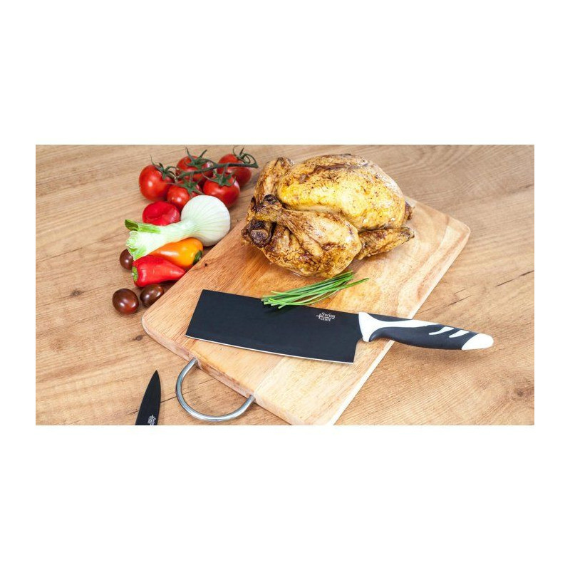 Set de couteaux professionnels - CECOTEC - Swiss Noir - 6 couteaux +