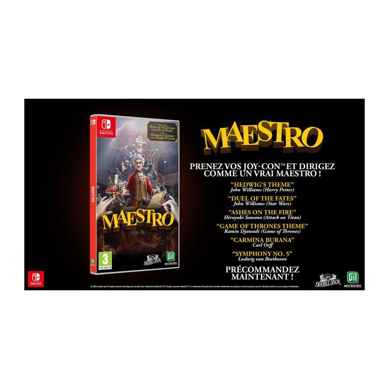 MAESTRO – Jeu Nintendo Switch