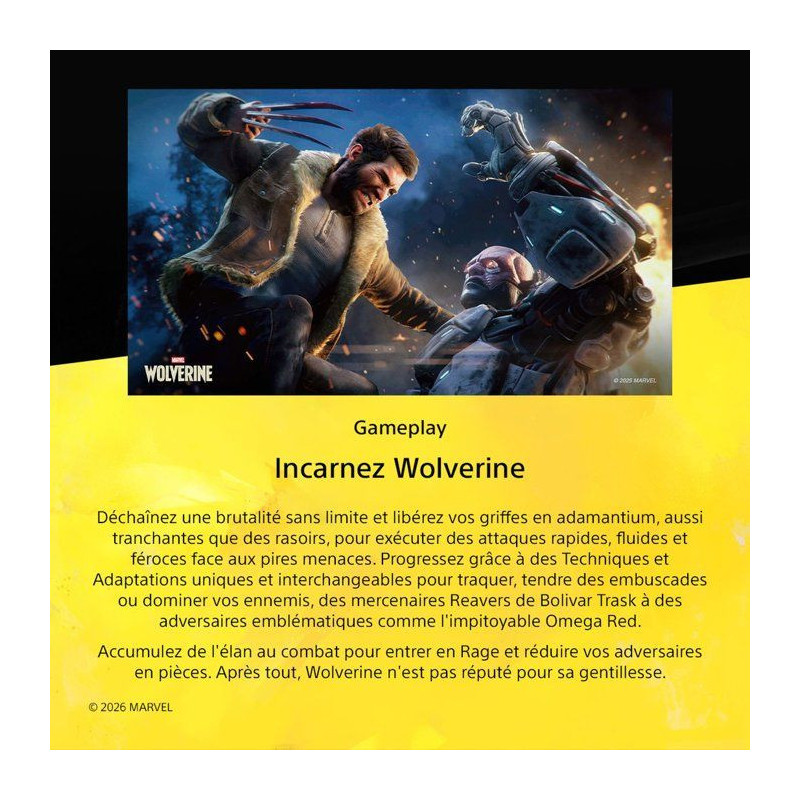 Marvel's Wolverine - Jeu PS5