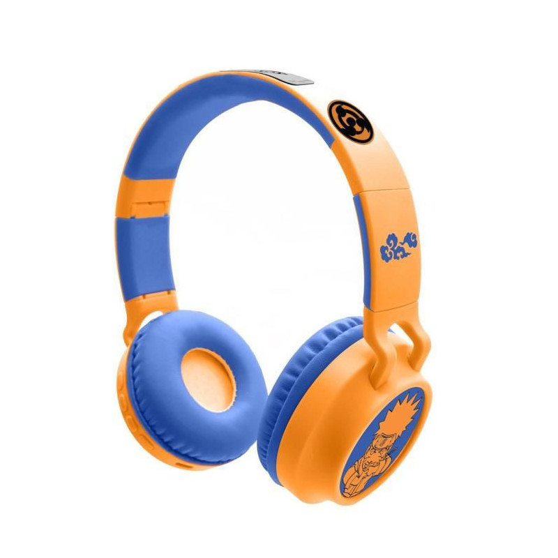 Casque pliable lumineux Bluetooth 5.3 Naruto 3D – Micro, filaire (ja