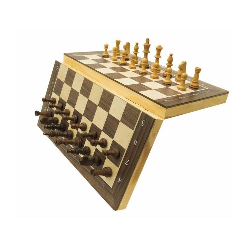 Jeu d’échecs magnétique en bois pliable - Lexibook - Chessman Géa