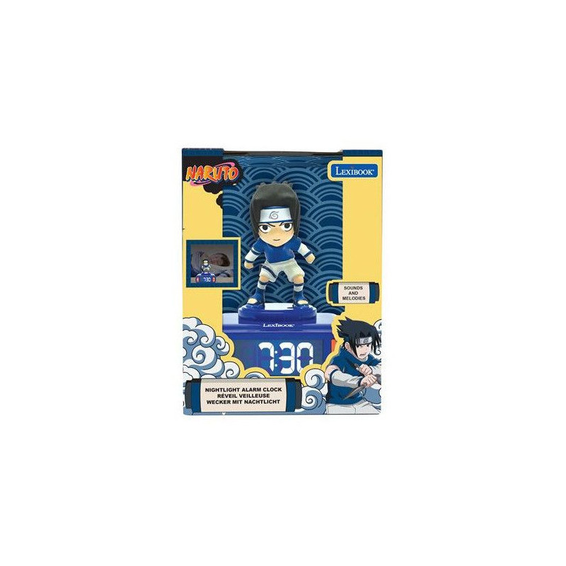 Réveil Veilleuse - LEXIBOOK - Sasuke - Multicolore - Montre éducativ