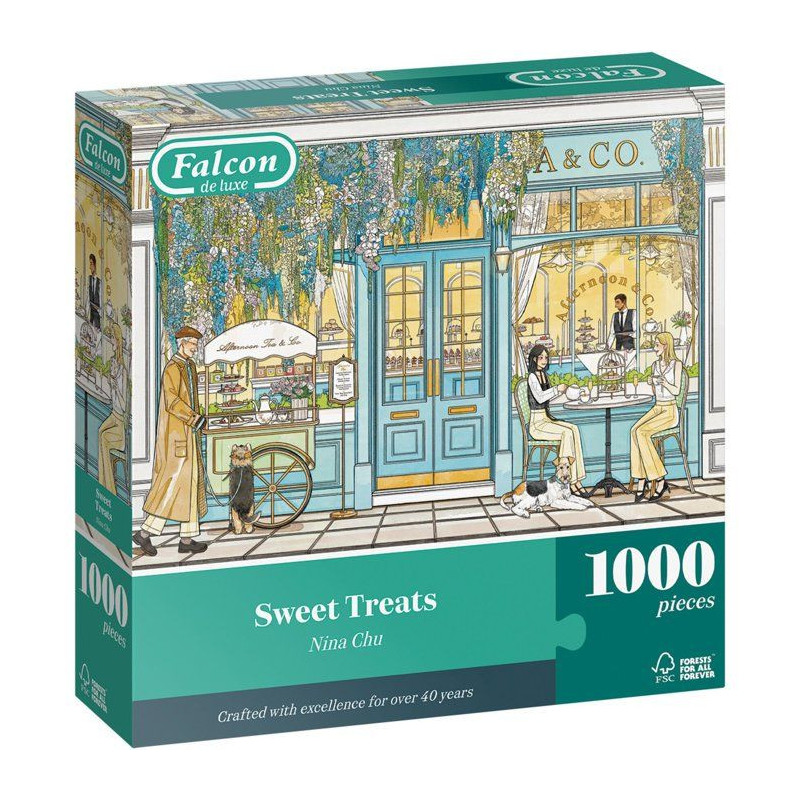 Puzzle - JUMBO - FALCON - Sweet treats - 1000 pieces - Des 12 ans