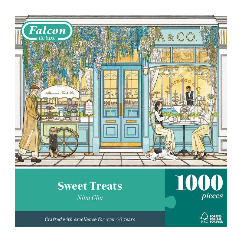 Puzzle - JUMBO - FALCON - Sweet treats - 1000 pieces - Des 12 ans