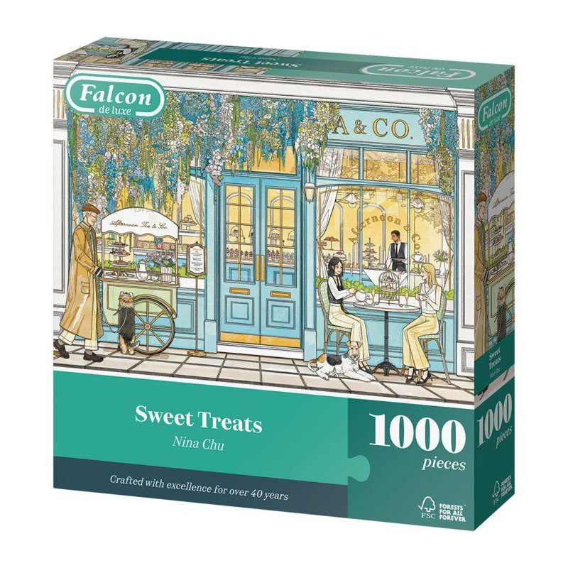 Puzzle - JUMBO - FALCON - Sweet treats - 1000 pieces - Des 12 ans