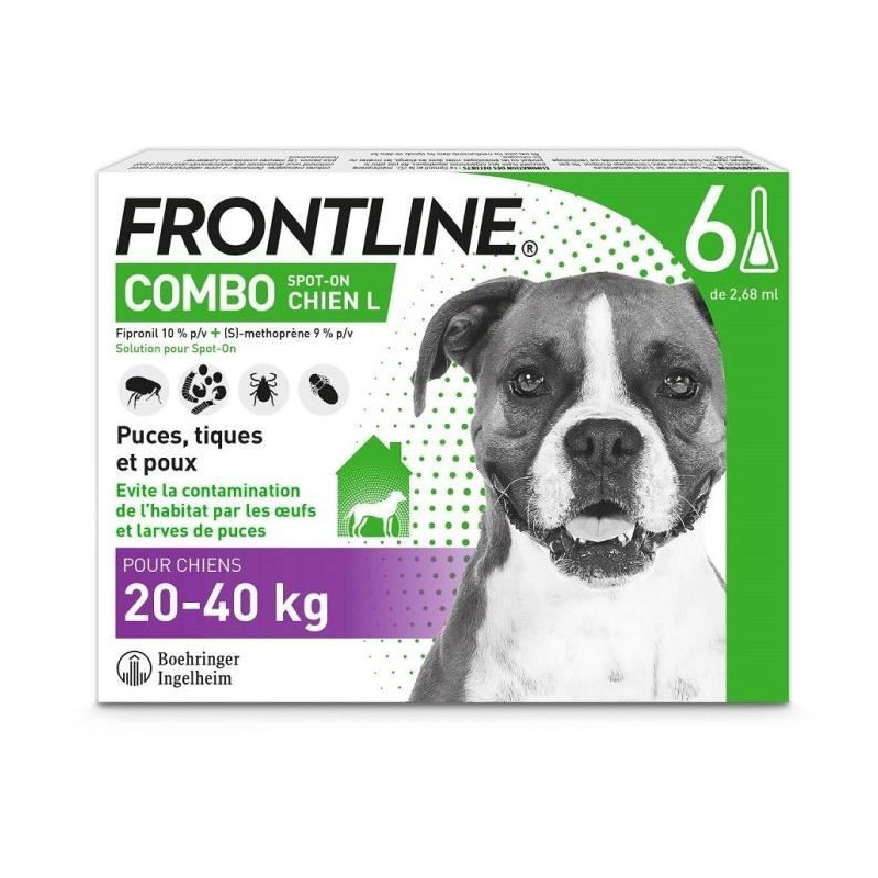 Frontline Combo Dog L 6 pipettes