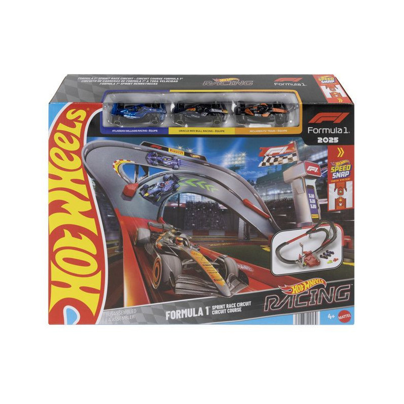 Coffret circuit - HOT WHEELS - Circuit Course F1 - 3 véhicules 1/64 i