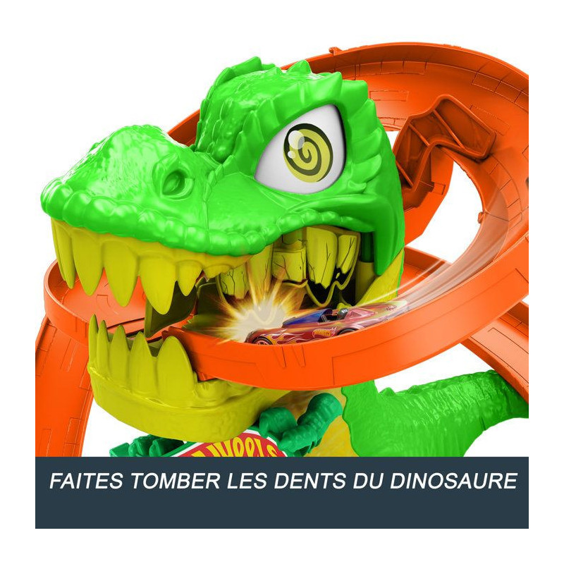 Hot Wheels-T-Rex Bataille De Feu-Coffret Dinosaure Avec Camion - 4 ans