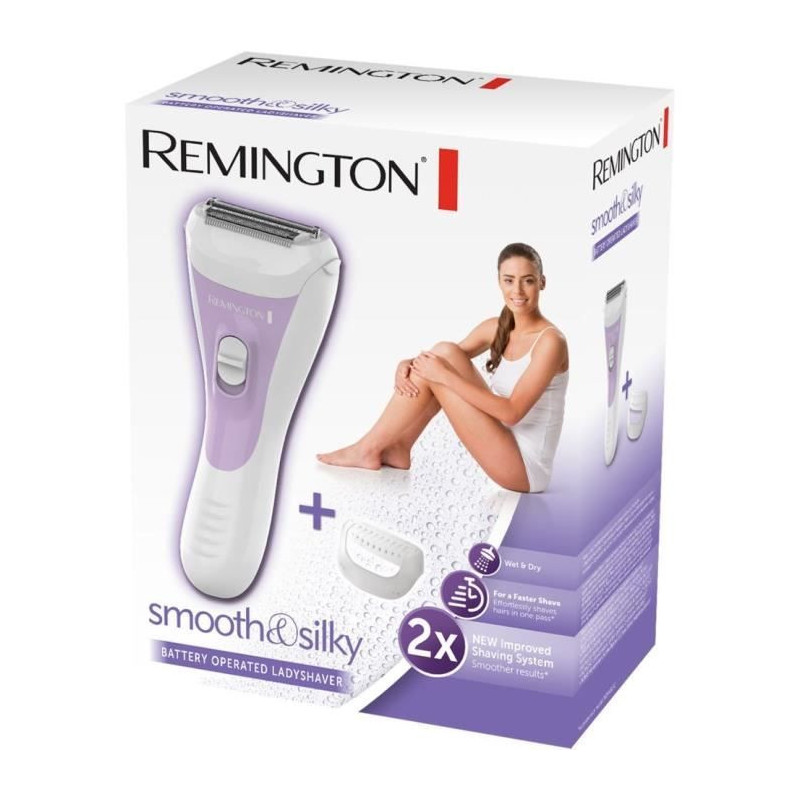 Rasoir Électrique Femme REMINGTON WSF5060 Smooth Silky Étanche avec