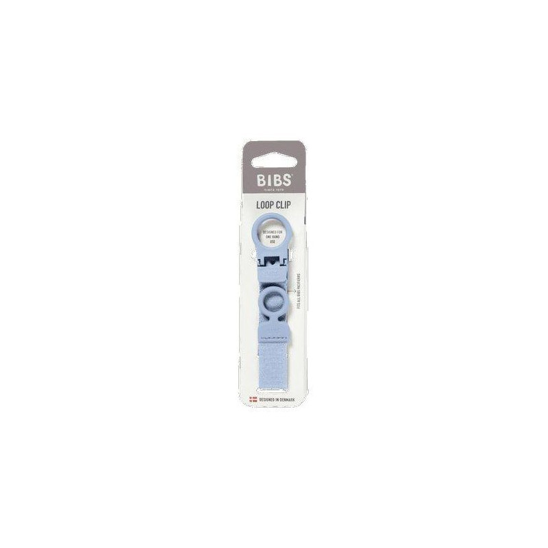 Attache sucette - BIBS - Clip Loop - Dusty Blue