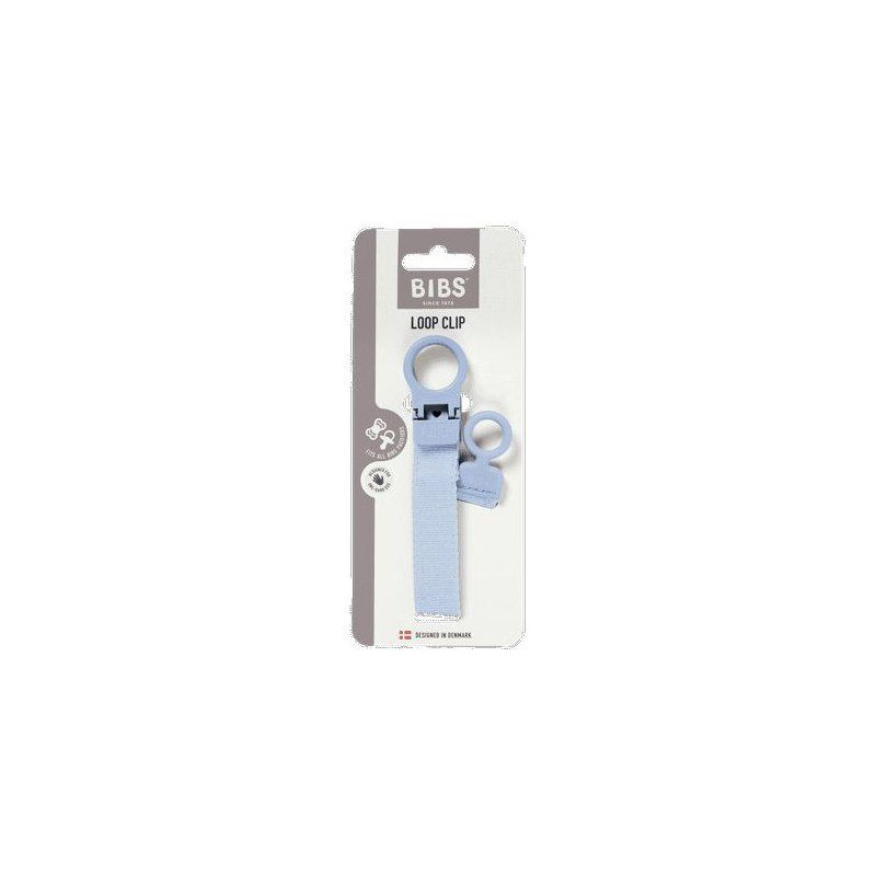Attache sucette - BIBS - Clip Loop - Dusty Blue